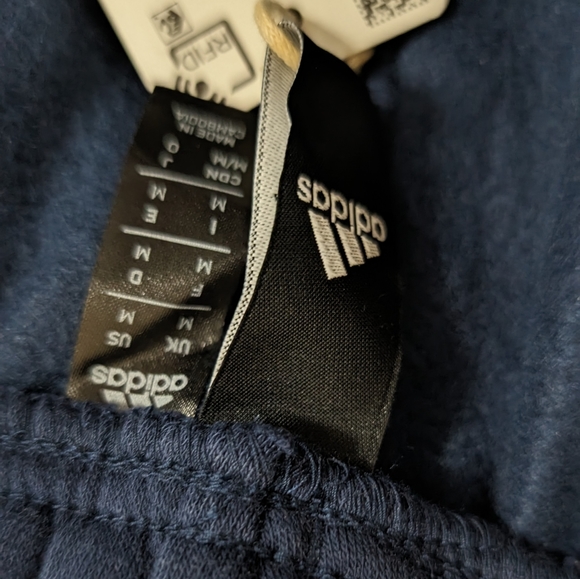NWT Mens Adidas sweatpants Navy Medium - Picture 5 of 6